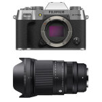 Fujifilm x - t50 silver + objectif sigma 17 - 40mm f / 1. 8 dc art garanti 3 ans