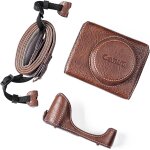 G7 x g7x ii g7x iii etui vintage en cuir pour appareil photo reflex num�rique canon powershot g7x g7x ...