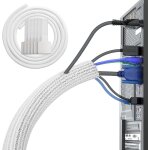 Gaines câble 3 mètre 12 - 20mm souple ajustable, gestion des câbles rangement tressée fendue en pet, ... Gaines câble 3 mètre 12 - 20mm souple ajustable, gestion des câbles rangement tressée fendue en pet, ...