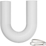 Gaine vmc 100mm x 5m, 5 couches renforces, isolation thermique et acoustique, longueur ajustable, sans ...