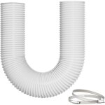 Gaine vmc 100mm x 5m, 5 couches renforces, isolation thermique et acoustique, longueur ajustable, sans ...