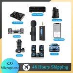 Gaminalbana - microphone lavalier sans fil, omnidirectionnel, condensateur, micro pour appareil photo, ...