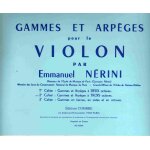 Gammes et arp�ges pour le violon par emmanuel nerini - 2e cahier