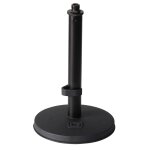 Gator frameworks gfw - mic - 0600 - pied de micro de table - embase ronde 150 mm - noir