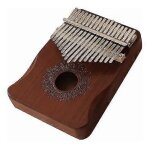 Gecko kalimba 17 touches thumb piano avec bo�te de protection etanche, marteau de r�glage et instruction ...
