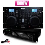Gemini cdm4000 lecteur combo professionnel cd / usb + ampli ax - 1000 mydj Gemini cdm4000 lecteur combo professionnel cd / usb + ampli ax - 1000 mydj