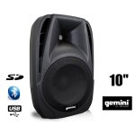 Gemini es10blu enceinte active noir boomer 10
