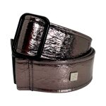 Get'm get'm - sangle distressed vernice pewter