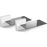 Ghost cube soundbar blanc, systme de cache - cbles modulable avec tagre en verre idale pour barre ...