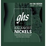 Ghs 4700 - jeu de cordes guitare basse - balanced nickels short scale - medium 44 - 106