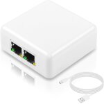Gigabit rj45 1000 / 100mbps rj45 1 to 2 gigabit network splitter adapter with usb power port for computer, ... Gigabit rj45 1000 / 100mbps rj45 1 to 2 gigabit network splitter adapter with usb power port for computer, ...
