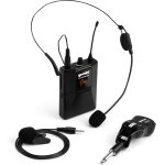 Gmu - hsl100 ¿ système de micros serre - tête et cravate sans fil avec récepteur rechargeable, connexion ... Gmu - hsl100 ¿ système de micros serre - tête et cravate sans fil avec récepteur rechargeable, connexion ...