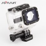 Go pro hero 3 case bo�tier etanche 35 m sous - marine plong�e etanche shell de couverture de logement ...