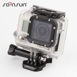 Pour go pro hero 3 de protection squelette côté ouvert boîtier avec objectif à ouverture latérale pour ... Pour go pro hero 3 de protection squelette côté ouvert boîtier avec objectif à ouverture latérale pour ...