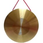 Gong instruments a percussion, chau gong en bronze, feng gong en cuivre chinois