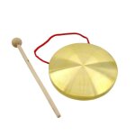 Gong a main instrument a percussion - epaissir 10 cm, outil musical