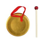 Gong a main mini instrument de musique portable jouet dextrieur avec maillet pour percussion traditionnelle ...