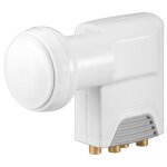 Goobay 67271 convertisseur abaisseur de fr�quence low noise block (lnb) gris et blanc