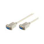 Goobay 68484 cble de raccordement d - sub 9a broches, femelle - femelle, srie null modem