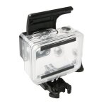 Pour gopro hero4 / 3 noir + sports action caméra etanche boîtier de abs en plastique porte arrière clip ... Pour gopro hero4 / 3 noir + sports action caméra etanche boîtier de abs en plastique porte arrière clip ...