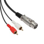 Gothicana by empadaptateur xlr femelle vers 2 fiches phono rca mle en y - cble rpartiteur xlr femelle ...