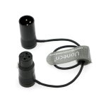 Gothicana by empc�ble audio profil bas 3 broches xlr m�le vers femelle pour microphones, cam�ras, tables ...
