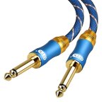 Gothicana by empcble de guitare cble d'instrument, 6. 35mm 1 / 4  mle vers mle ts jack cble tress ...