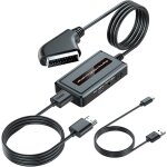 Gothicana by empconvertisseur pritel mle vers hdmi pour dvd / stb / sky avec sortie pritel femelle, ...