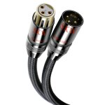 Gothicana by empprofessionnel symtrique microphone cble, haute qualit 3 - pin xlr mle vers femelle ...