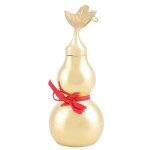 Gourde traditionnelle chinoise en laiton feng shui avec décoration de couverture ouverte a surface lisse ... Gourde traditionnelle chinoise en laiton feng shui avec décoration de couverture ouverte a surface lisse ...