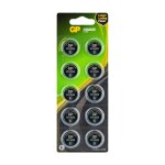 Gp cr2025 pile bouton lithium 3 v (lot de 10)