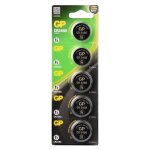 Gp cr2450 pile bouton lithium 3 v (lot de 5)