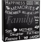 Grand album noir pour 500 photos 34 x 33 cm, 10 x 15 cm Grand album noir pour 500 photos 34 x 33 cm, 10 x 15 cm