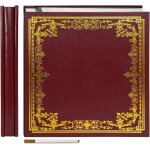 Grand album photo auto - adhésif couverture en cuir artificiel album scrapbook 27ã—28 cm vintage imprimé ... Grand album photo auto - adhésif couverture en cuir artificiel album scrapbook 27ã—28 cm vintage imprimé ...