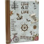 Grand album photo autocollant pour des images de diffrentes tailles jusqu' a4 - 20 feuilles / 40 pages ...