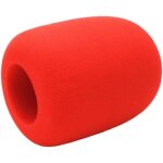 Grands filtres anti - pop en mousse floqu�e pour microphones � main, pour entretiens tv, radio, m�dias ...