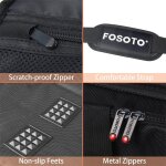 Grand sac a bandoulire pour appareil photo, camscope, appareil photo, sac de protection avec sparateurs ...