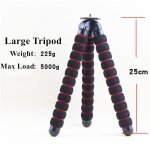 Grand trpied - trpied flexible pour appareil photo numrique, jusqu' 5kg, monopode poulpe, 165 - 280mm, ...