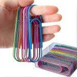 Grands trombones, 40 x 4 grand porte - trombones - trombones surdimensionnés colorés enduits de vinyle ... Grands trombones, 40 x 4 grand porte - trombones - trombones surdimensionnés colorés enduits de vinyle ...