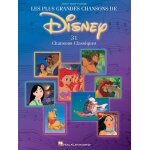 Les plus grandes chansons de disney 31 chansons classiques - recueil piano, voix et guitare hld00310594 ...