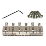 Graph tech string saver pg - 8000 - 00 brushed steel pontets pour guitare style st et te (lot de 6) Graph tech string saver pg - 8000 - 00 brushed steel pontets pour guitare style st et te (lot de 6)