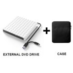 Graveur de dvd rw cd externe usb 3. 0 slim portable dvd optical drive cd - rom 24x player cd - r 24x ...