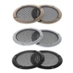 Grilles de haut - parleur 3  , 2 pi�ces, cadre de protection de caisson de basses, maille en acier, cercle ...