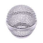 Grille de microphone en acier durable, maille, tête sphérique, résistant a la rouille pour microphone ... Grille de microphone en acier durable, maille, tête sphérique, résistant a la rouille pour microphone ...