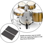 Grosse caisse antidrapant caoutchouc pad jazz tambour pdale garde kick drum pedal pad percussion instrument ...