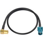 Gueb - cble smb fakra cble fakra z mle a fiche smb cble angle droit rg174 30cm pour antenne dab haut ...