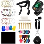 Guitar string tune clamp tuner fingerset palettes ensemble d'accessoires d'instruments ensemble complet ...