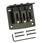 Guitare 3 cordes cordier rigide chevalet pour , pi�ces de guitare electrique remplacement de guitare ...
