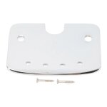 Guitare 4 cordes cordier m�tal argent robuste 4 cordes cigare bo�te guitare partie avec 2 vis