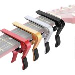 Guitare 4 pices capo aluminium mtal universel, guitare electrique acoustique et classique, basse, banjo, ...